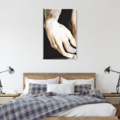 ダビデ・バイ・ミケランジェロ・ブオナローティ， 1501-04 キャンバスプリント (インサイチュ (寝室))