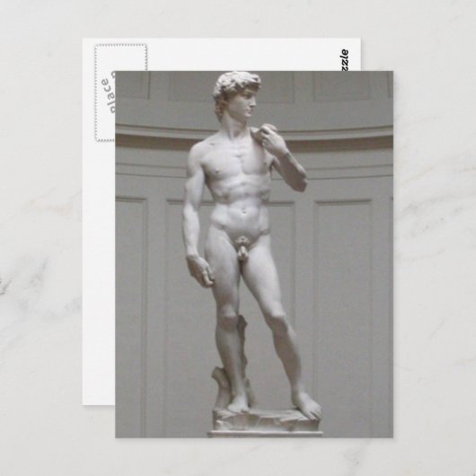 ダビデ ポストカード (正面/裏面)