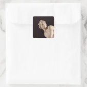 ダビデ， 1623-24 （大理石） (詳細) スクエアシール (バッグ)