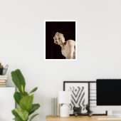 ダビデ， 1623-24 （大理石） (詳細) ポスター (ホームオフィス)