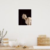 ダビデ， 1623-24 （大理石） (詳細) ポスター (キッチン)