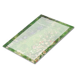 ダビニーの庭、ビンセント・ヴァン・ゴッホ。 ノートパッド