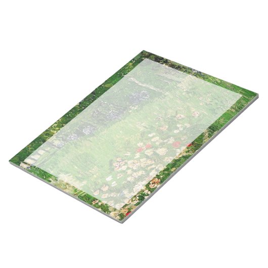 ダビニーの庭、ビンセント・ヴァン・ゴッホ。 ノートパッド (アングル)