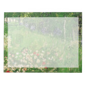 ダビニーの庭、ビンセント・ヴァン・ゴッホ。 ノートパッド (正面)