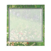 ダビニーの庭、ビンセント・ヴァン・ゴッホ。 ノートパッド (正面)