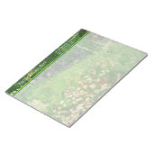 ダビニーの庭、ビンセント・ヴァン・ゴッホ。 ノートパッド (アングル)