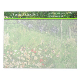 ダビニーの庭、ビンセント・ヴァン・ゴッホ。 ノートパッド