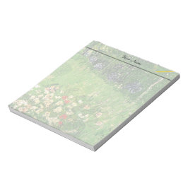 ダビニーの庭、ビンセント・ヴァン・ゴッホ。 ノートパッド