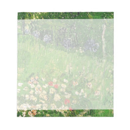 ダビニーの庭、ビンセント・ヴァン・ゴッホ。 ノートパッド