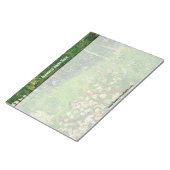 ダビニーの庭、ビンセント・ヴァン・ゴッホ。 ノートパッド (アングル)