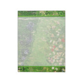 ダビニーの庭、ビンセント・ヴァン・ゴッホ。 ノートパッド (回転)