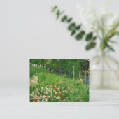 ダビニーの庭、ビンセント・ヴァン・ゴッホ。 名刺 (スタンド正面)