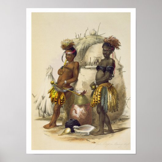 ダビヤキとウパジ、ズールボーイズの踊りドレス。 ポスター (正面)