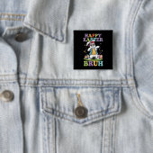 ダビングうさぎ イースター おもしろTシャツ 缶バッジ (インサイチュ)