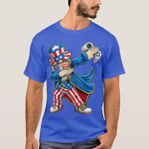ダビングおじさんサムのビデオゲームコントローラー4th of tシャツ