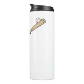 ダビングおもしろいパンプキンヘッド野球ギフトアイディア タンブラー (回転右)