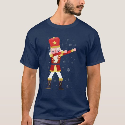 ダビングくるみ割りクリスマスコスチュームくるみ割りギ Tシャツ (正面)