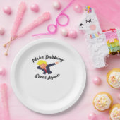 ダビングを再素晴らし行デザインクラシック ペーパープレート (パーティー)