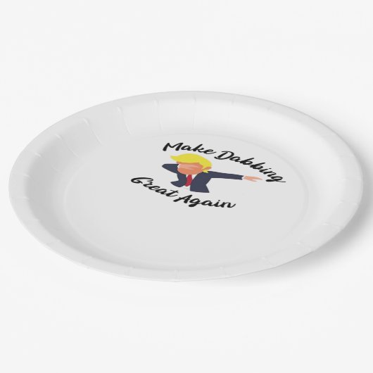 ダビングを再素晴らし行デザインクラシック ペーパープレート (アングル)