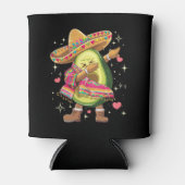 ダビングアボカドシンコデマヨおもしろいメキシコポンチョ 缶クーラー (正面)