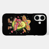 ダビングアボカド シンコデマヨ 笑えるメキシコ ポンチョ Case-Mate iPhoneケース (裏面 (横))