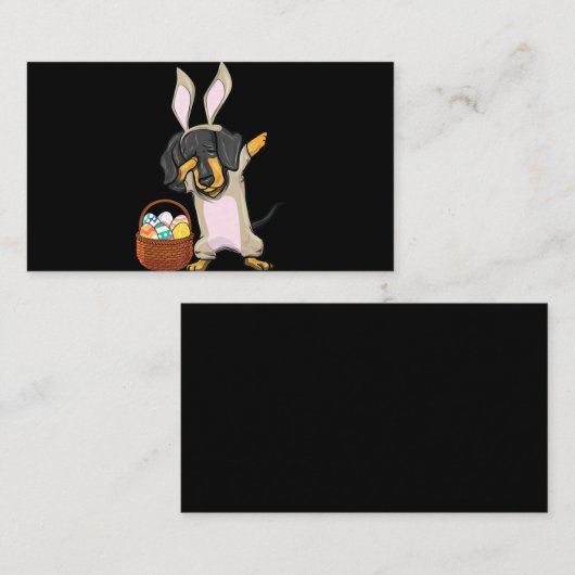 ダビングイースターバニーダクシュンドドキシーガールズデザイン エンクロージャーカード (正面/裏面)