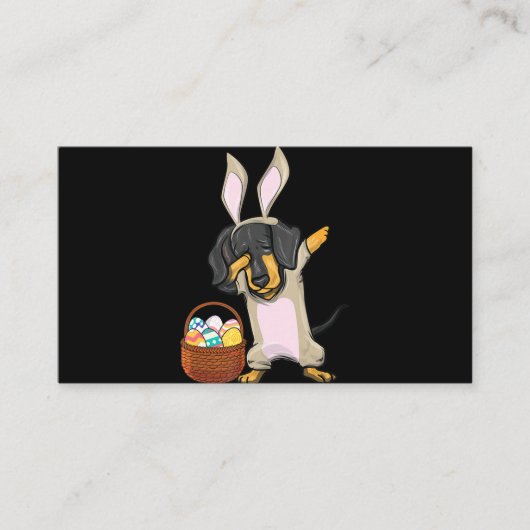 ダビングイースターバニーダクシュンドドキシーガールズデザイン エンクロージャーカード (正面)