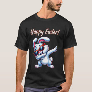 ダビングウサギ イースターデイエッグ ダブ ボーイズ ガールズ キッズ Tシャツ