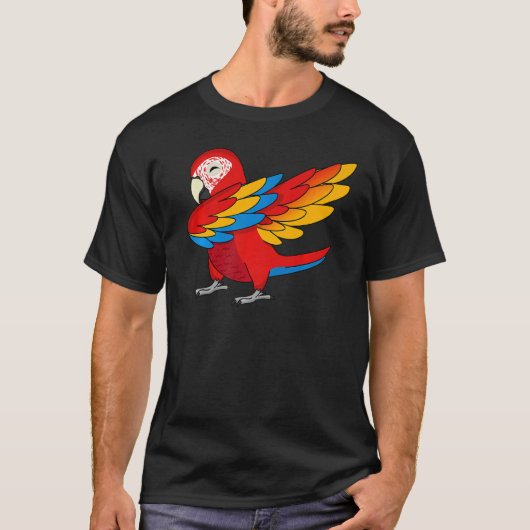 ダビングオウムI緋色マカオ Tシャツ (正面)
