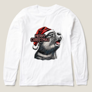 ダビングカピバラクリスマスサンタ - 面白い休日 トライブレンドTシャツ