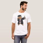 ダビングカピバラ卒業Tシャツ 楽しい卒業 Tシャツ (正面フル)