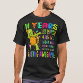 ダビングカメ11歳132ヶ月キッズ11誕生 Tシャツ (正面)