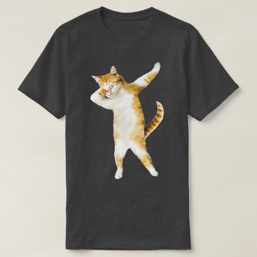 ダビングキャットキッテンダブおもしろいダンスカッコいい子猫 Tシャツ (デザイン正面)