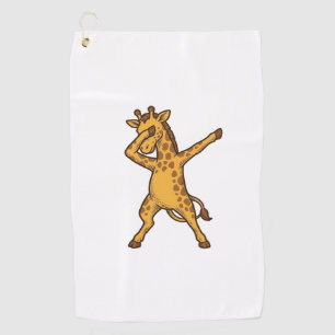 ダビングキリン ビンテージ風彫刻Tシャツデザイン_1 ゴルフタオル