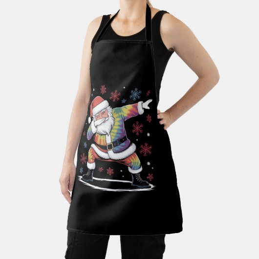 ダビングクリスマスサンタ醜いクリスマスクリスマス エプロン (インサイチュ)