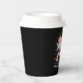 ダビングクリスマスサンタ醜いクリスマスクリスマス 紙コップ (右)