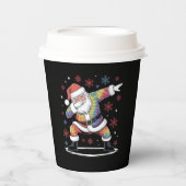 ダビングクリスマスサンタ醜いクリスマスクリスマス 紙コップ (正面)