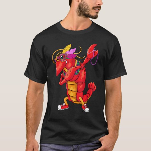 ダビングクロフィッシュマルディグラ Tシャツ (正面)