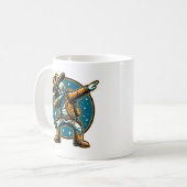 ダビングクール宇宙飛行士カウボーイ宇宙ハロウィーン コーヒーマグカップ (正面左)