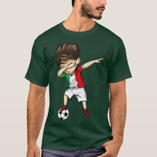 ダビングサッカーボーイイタリアジャージーイタリアン – フットバル Tシャツ