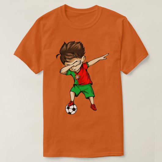 ダビングサッカーボーイポルトガルジャージーポルトガルHoge Tシャツ (デザイン正面)