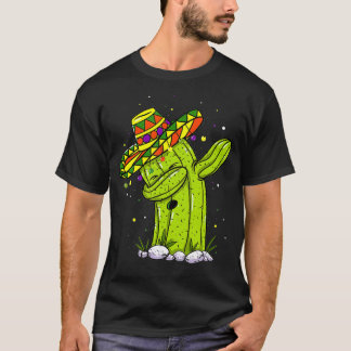 ダビングサボテンCinco de Mayo Meicanパーティーキッズトッド Tシャツ