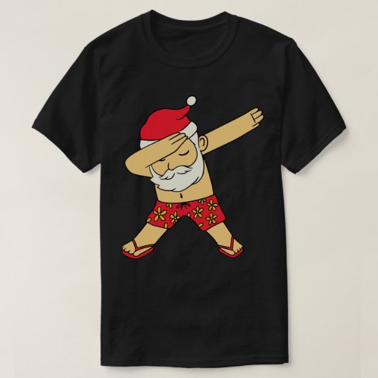 ダビングサマーサンタクロース漫画 Tシャツ (デザイン正面)