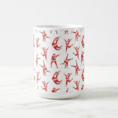 ダビングサンタおもしろいクリスマス コーヒーマグカップ (中央)