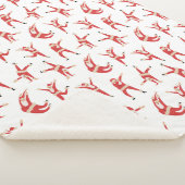 ダビングサンタおもしろいクリスマス シェルパブランケット (3/4)