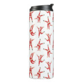 ダビングサンタおもしろいクリスマス タンブラー (回転左)