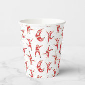 ダビングサンタおもしろいクリスマス 紙コップ (左)