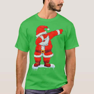 ダビングサンタクロースクリスマスダブダンスクリスマスツリー Tシャツ