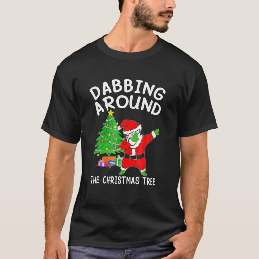 ダビングサンタクロースクリスマスダブティー Tシャツ (正面)