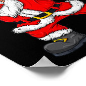 ダビングサンタクロースクリスマスボーイズ女の子ガールズキッズダブ ポスター (角)